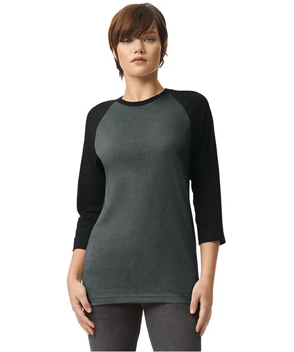 2003CVC - American Apparel Unisex CVC Raglan T-Shirt