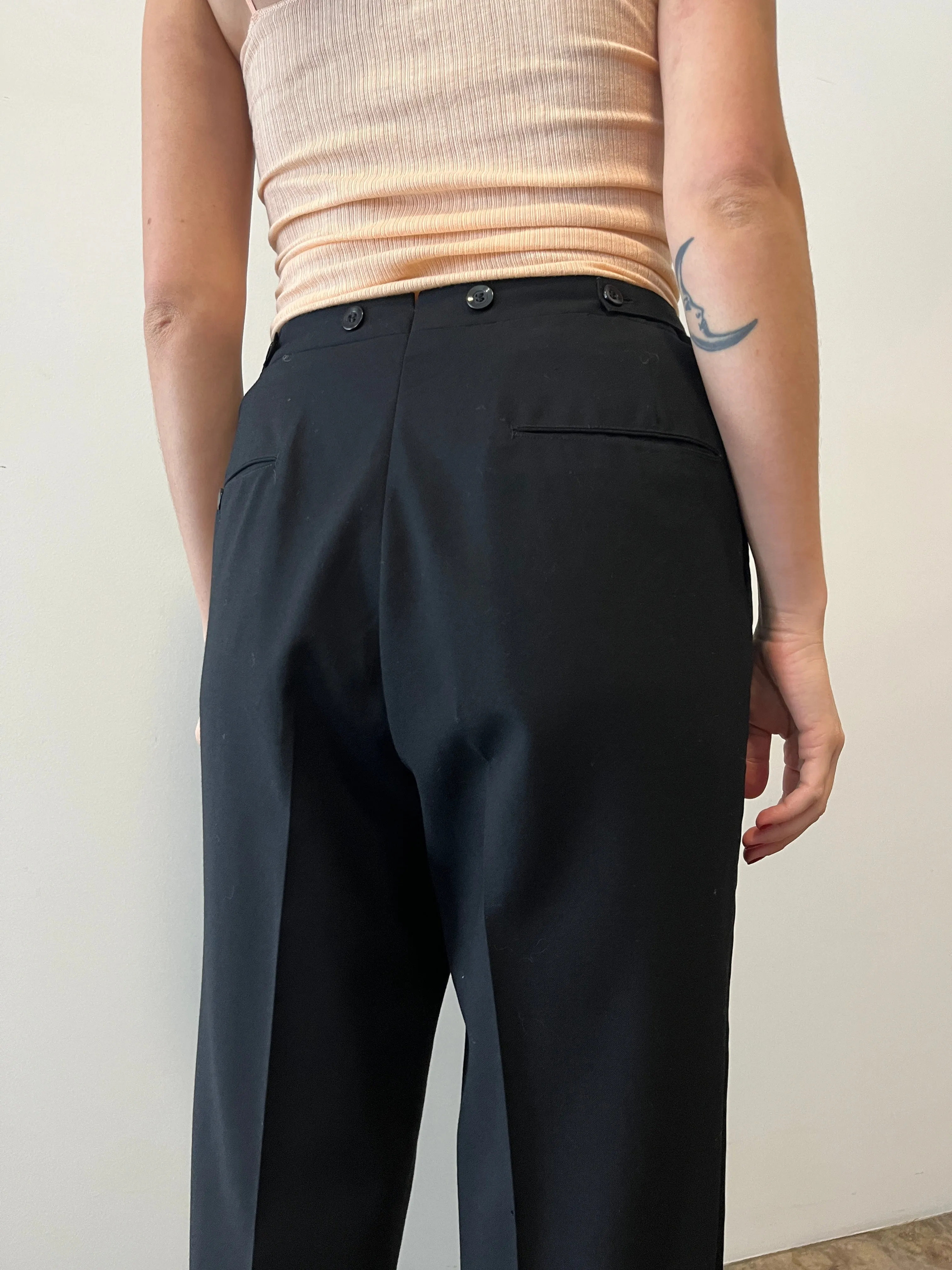 50s/60s Custom Tailored Tuxedo Pants