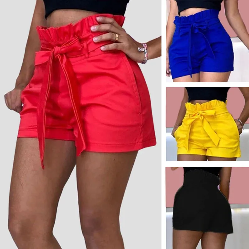 5XL High Waist Women's Shorts - 2024 Summer Streetwear Collection