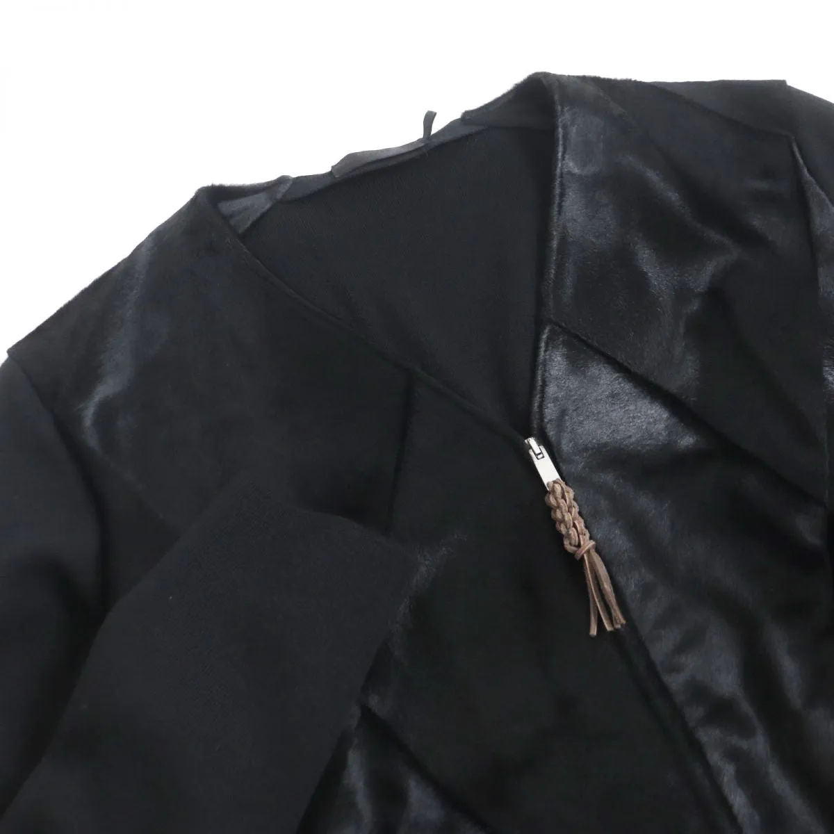Alexander McQueen Wool Blouson Cardigan Black