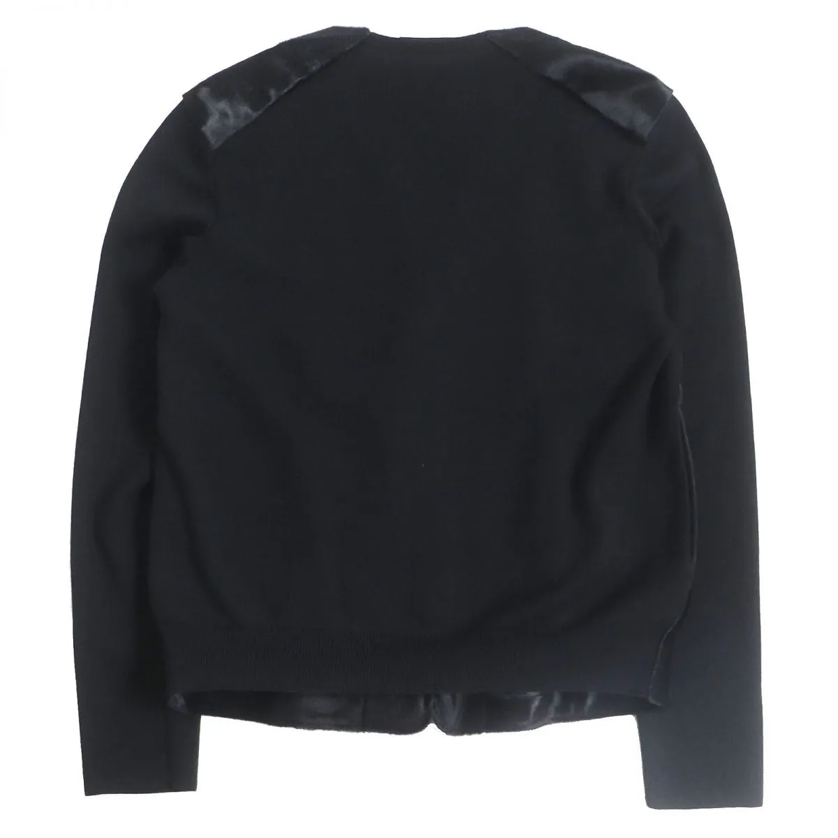 Alexander McQueen Wool Blouson Cardigan Black