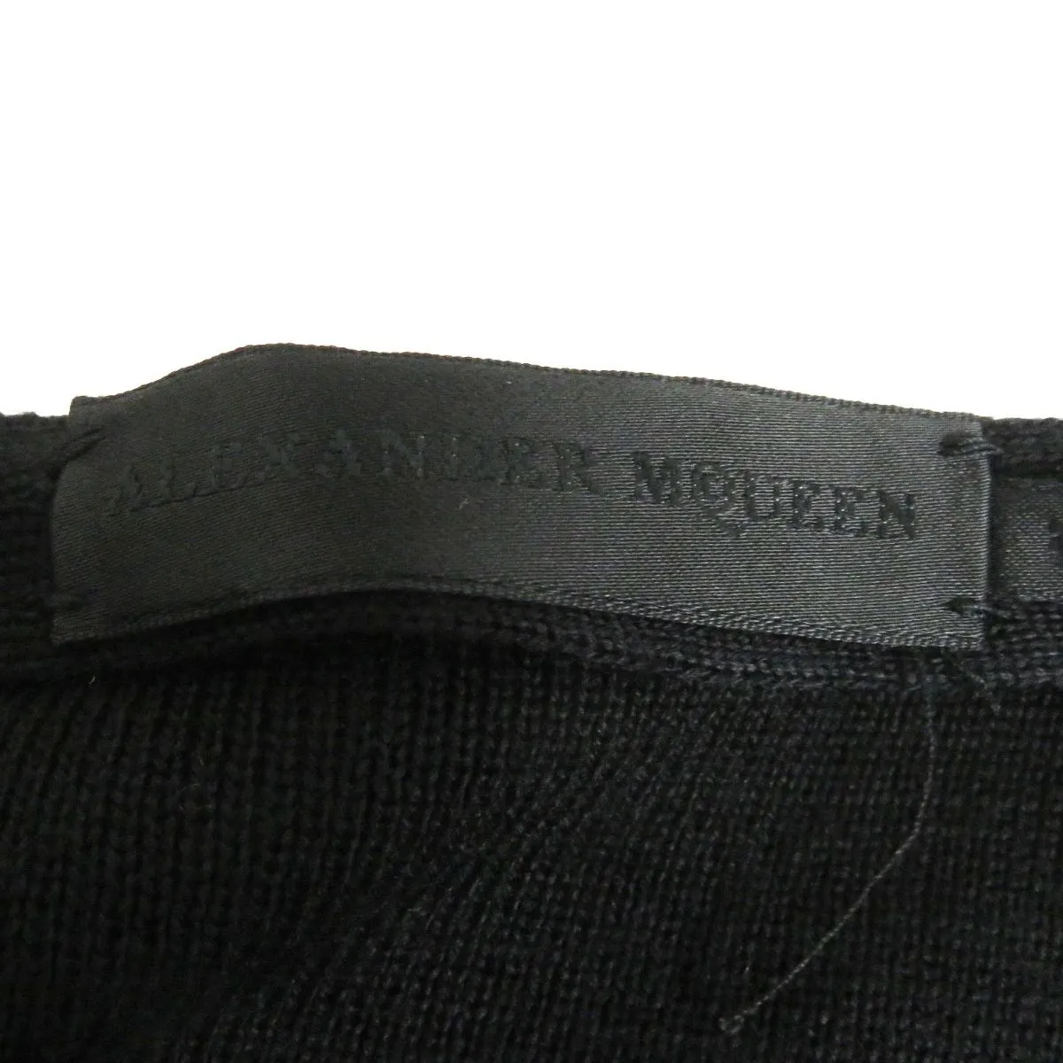 Alexander McQueen Wool Blouson Cardigan Black