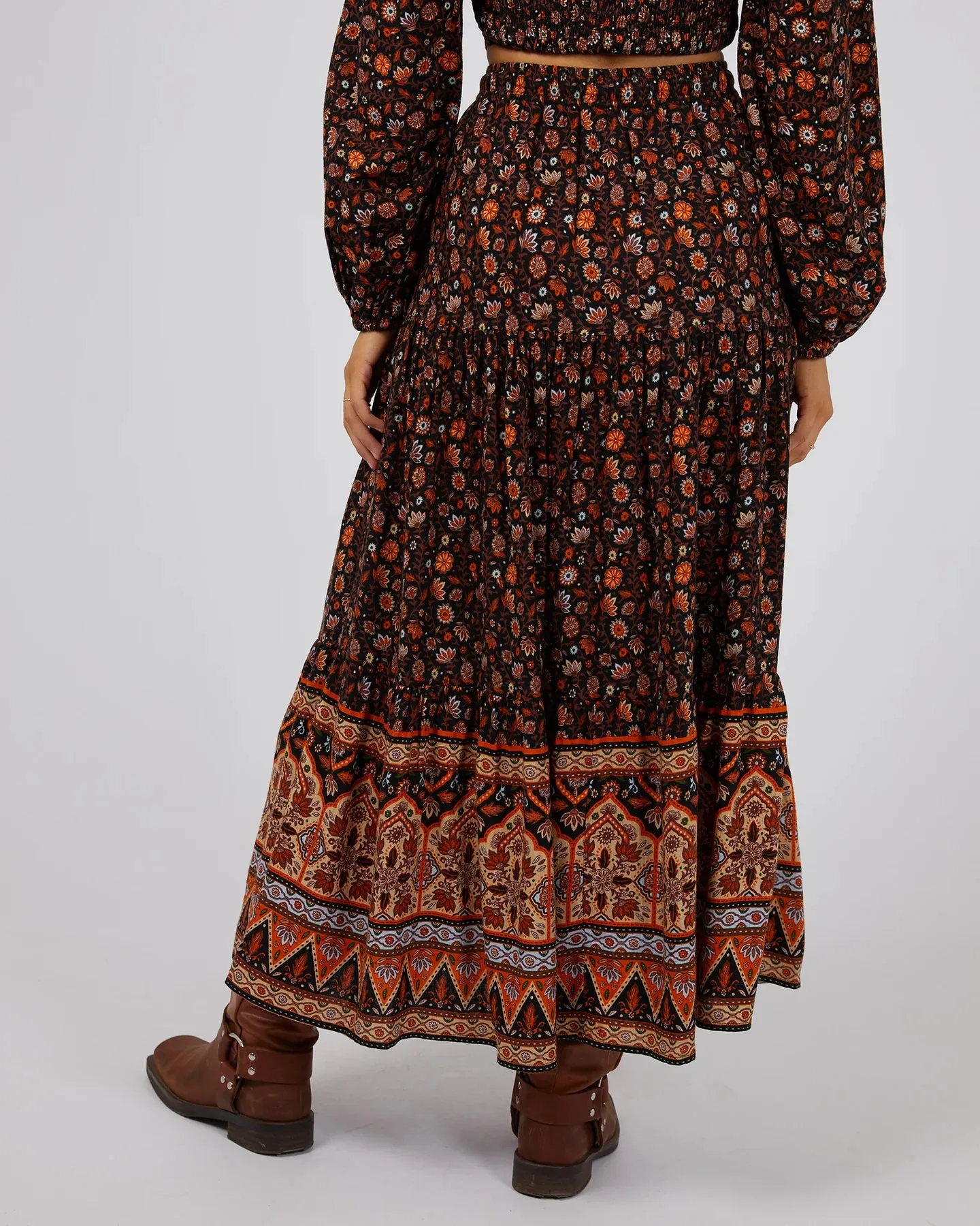 All About Eve Luna Floral Maxi Skirt - Print
