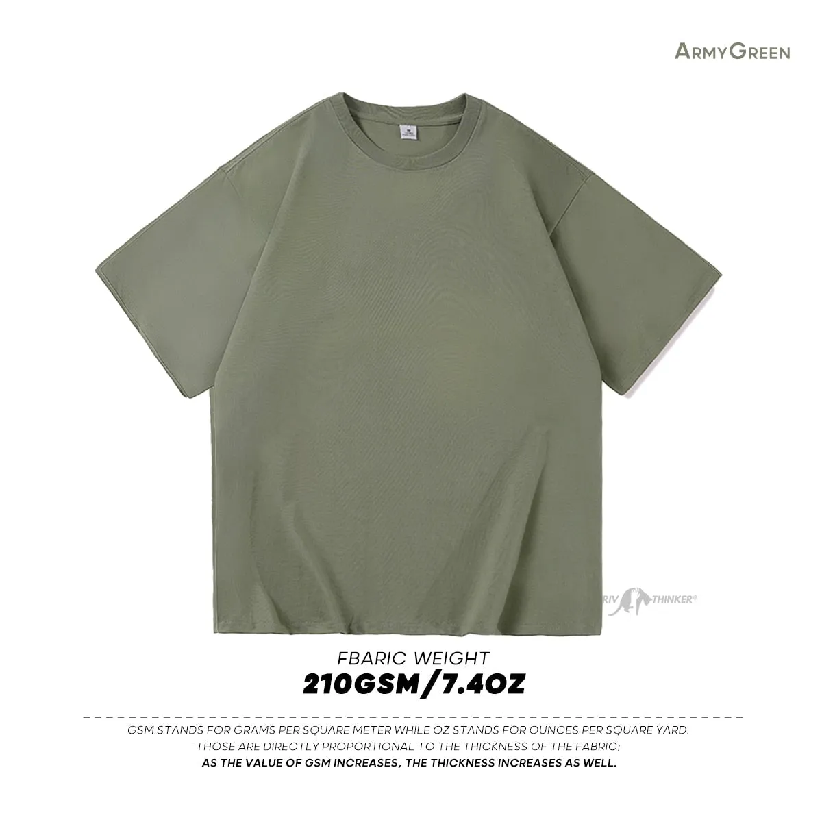 Antonios Oversized Casual Cotton T-Shirt