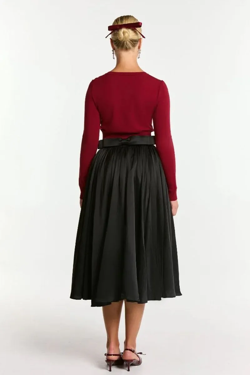 AUDRINA CARDIGAN IN RED