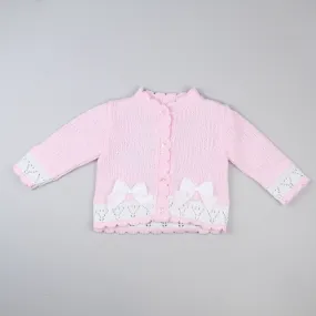 Baby Girls Knitted Cardigan - Pink