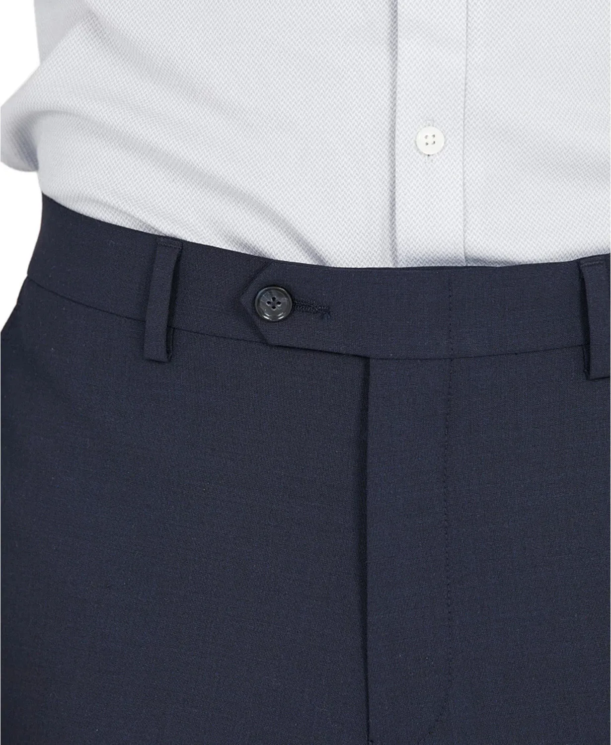 Bar Iii Mens Slim fit Dress Pants 32 / 30 Navy Blue Solid Stretch