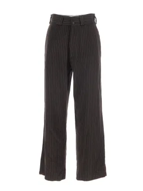 Barena High Waist Cropped Trousers