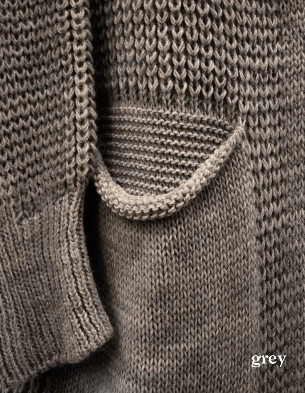 Basic puff sleeve maxi cardigan pocket