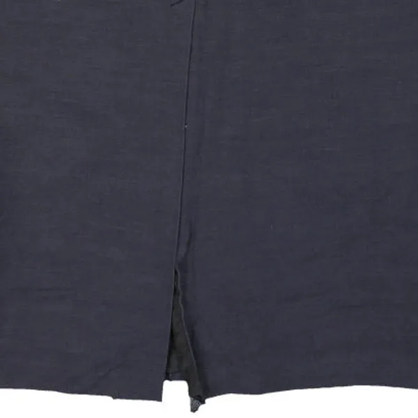 Betty Barclay Maxi Skirt - 26W UK 6 Blue Cotton Blend