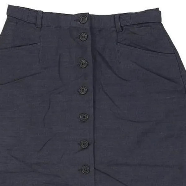 Betty Barclay Maxi Skirt - 26W UK 6 Blue Cotton Blend