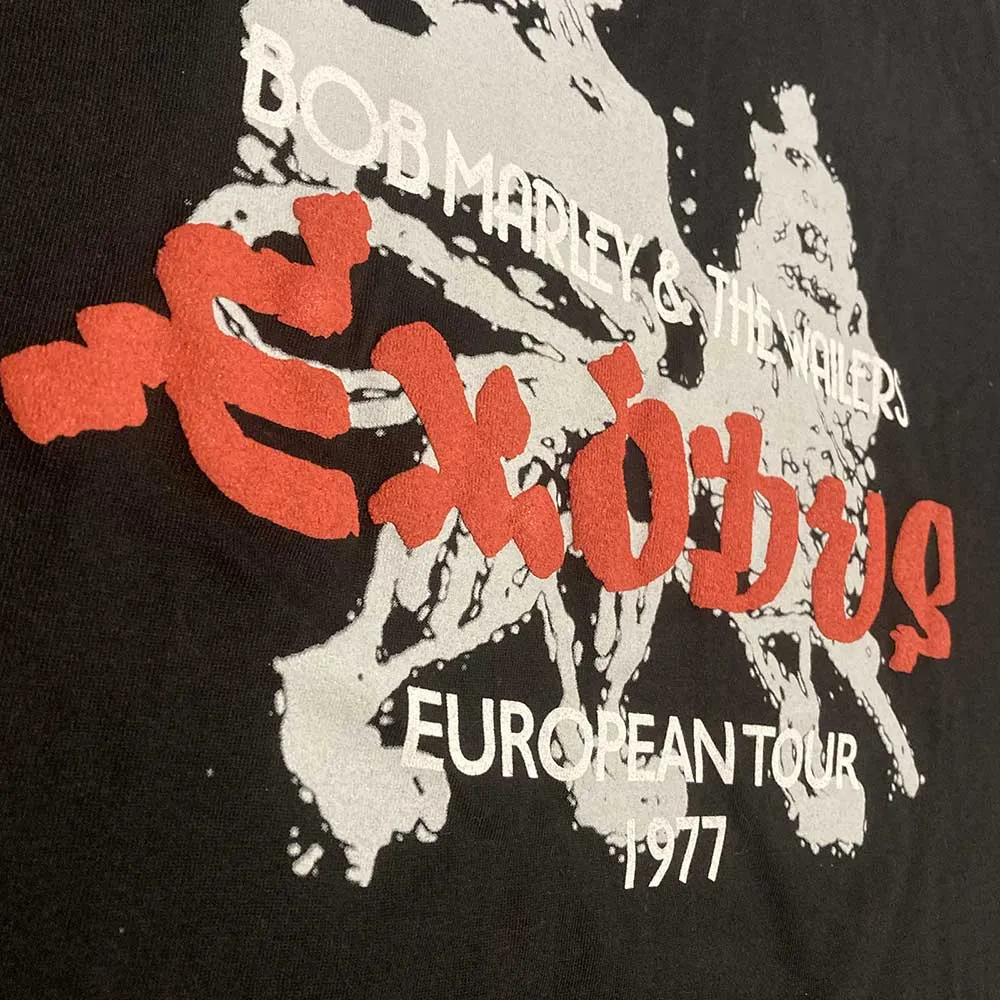 Bob Marley | Official Band T-Shirt | Exodus European Tour '77 (Hi-Build)