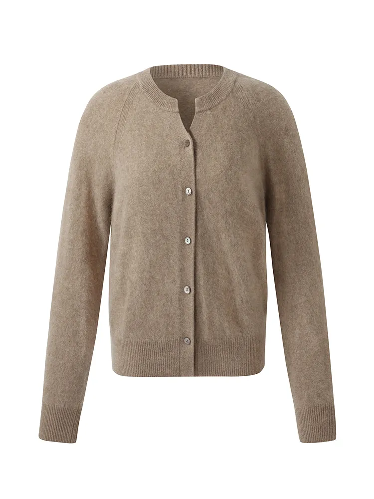 Brushed Cashmere Women Cardigan