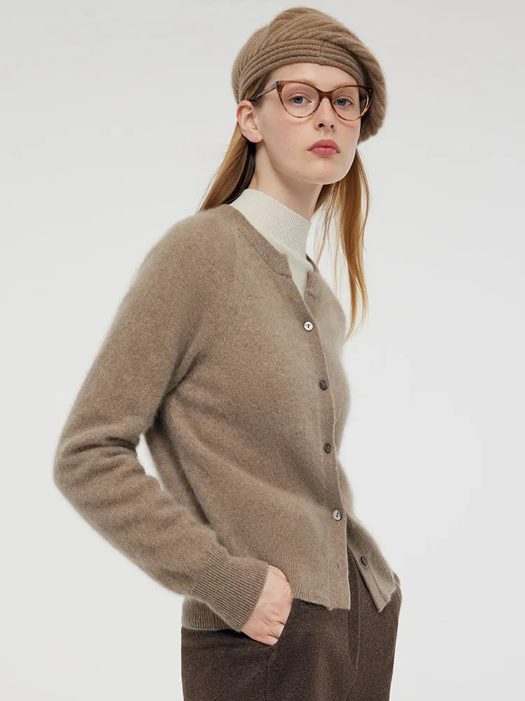 Brushed Cashmere Women Cardigan