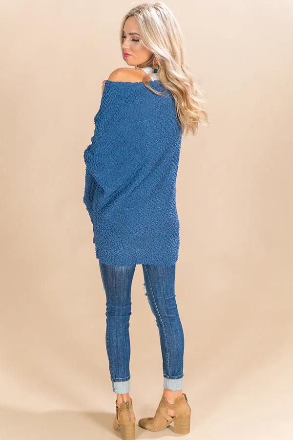 Bundle Up Babe Cardigan in Riverside