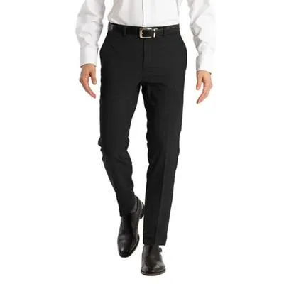 Calvin Klein Mens Skinny fit Dress Pants 29 / 30 Black Solid Stretch