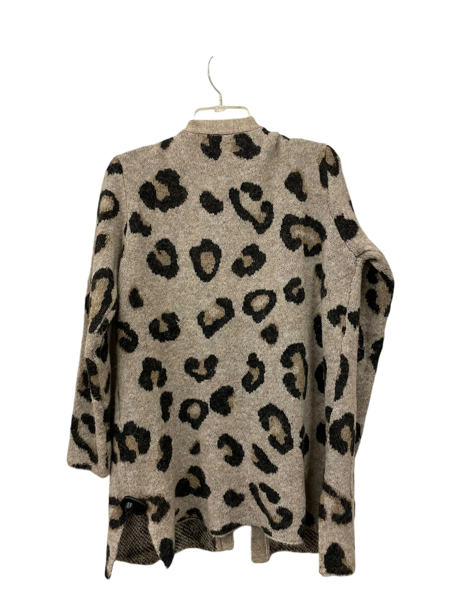 Cardigan By Clothes Mentor In Tan, Size: M