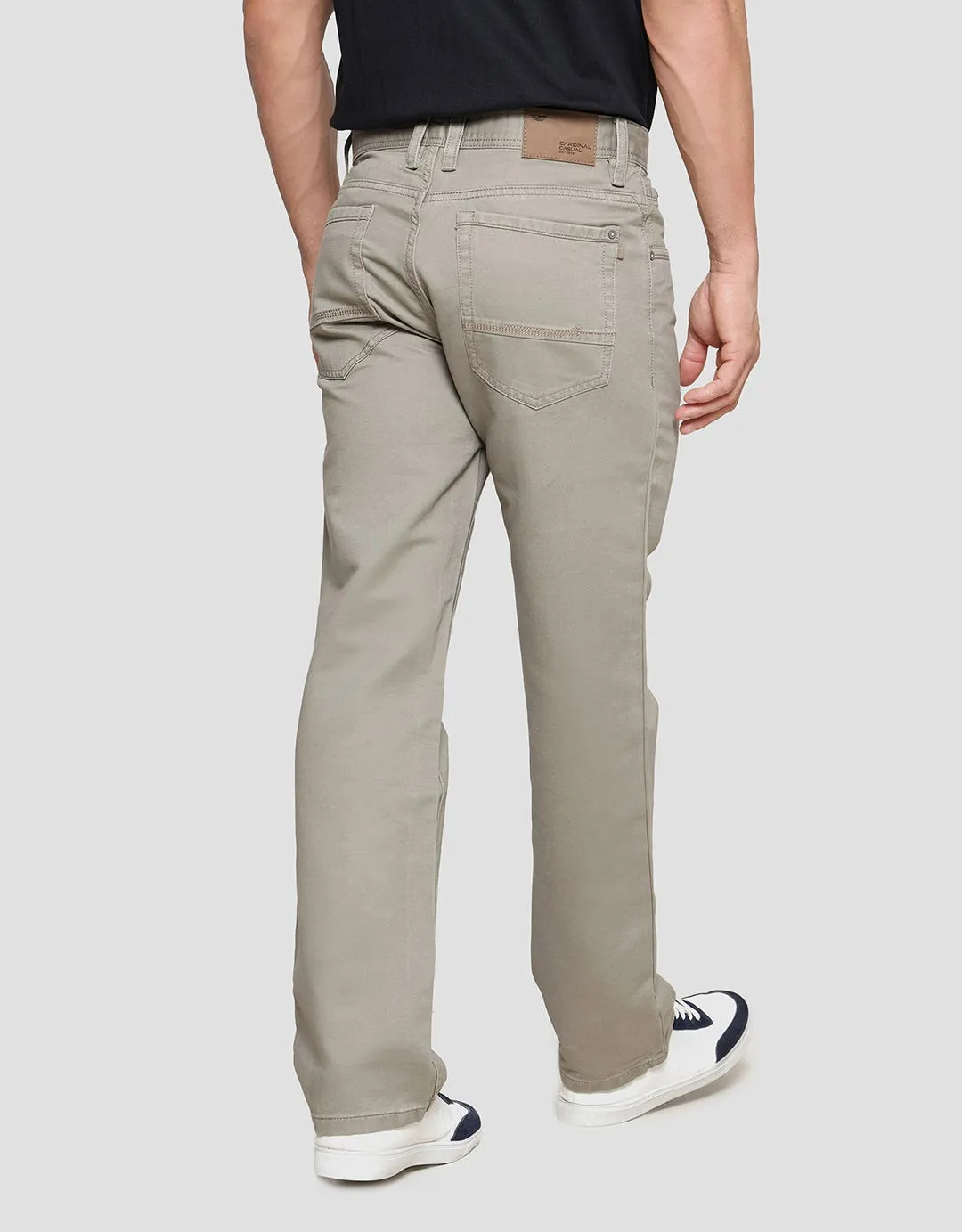 Cardinal Casual Plain Basic Chinos Pria