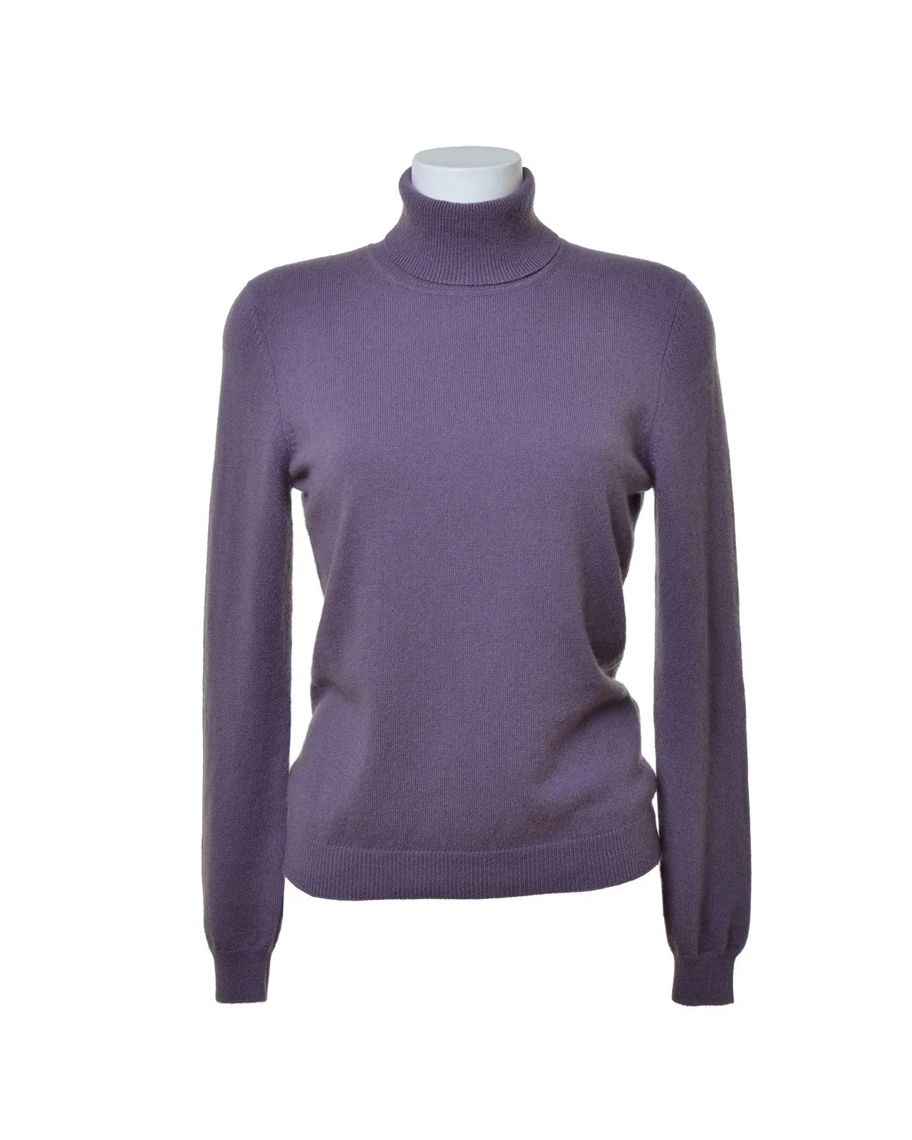 Cashmere Taupe Roll Neck Jumper-Woodcock & Cavendish