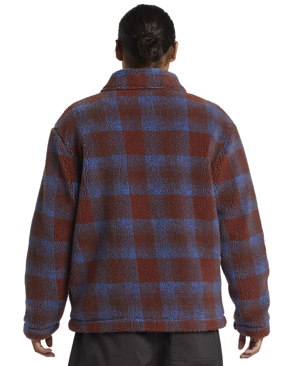 Deck Zip Fleece Jacket in Deck Fleece-Henna