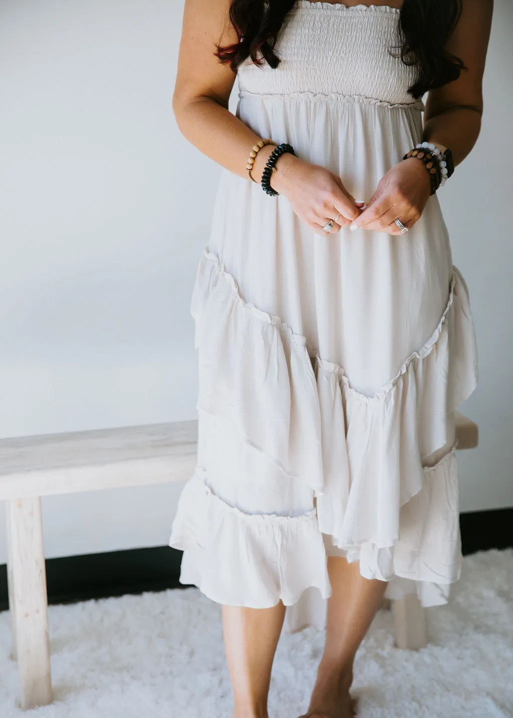 Demri Ruffle Maxi Skirt FINAL SALE