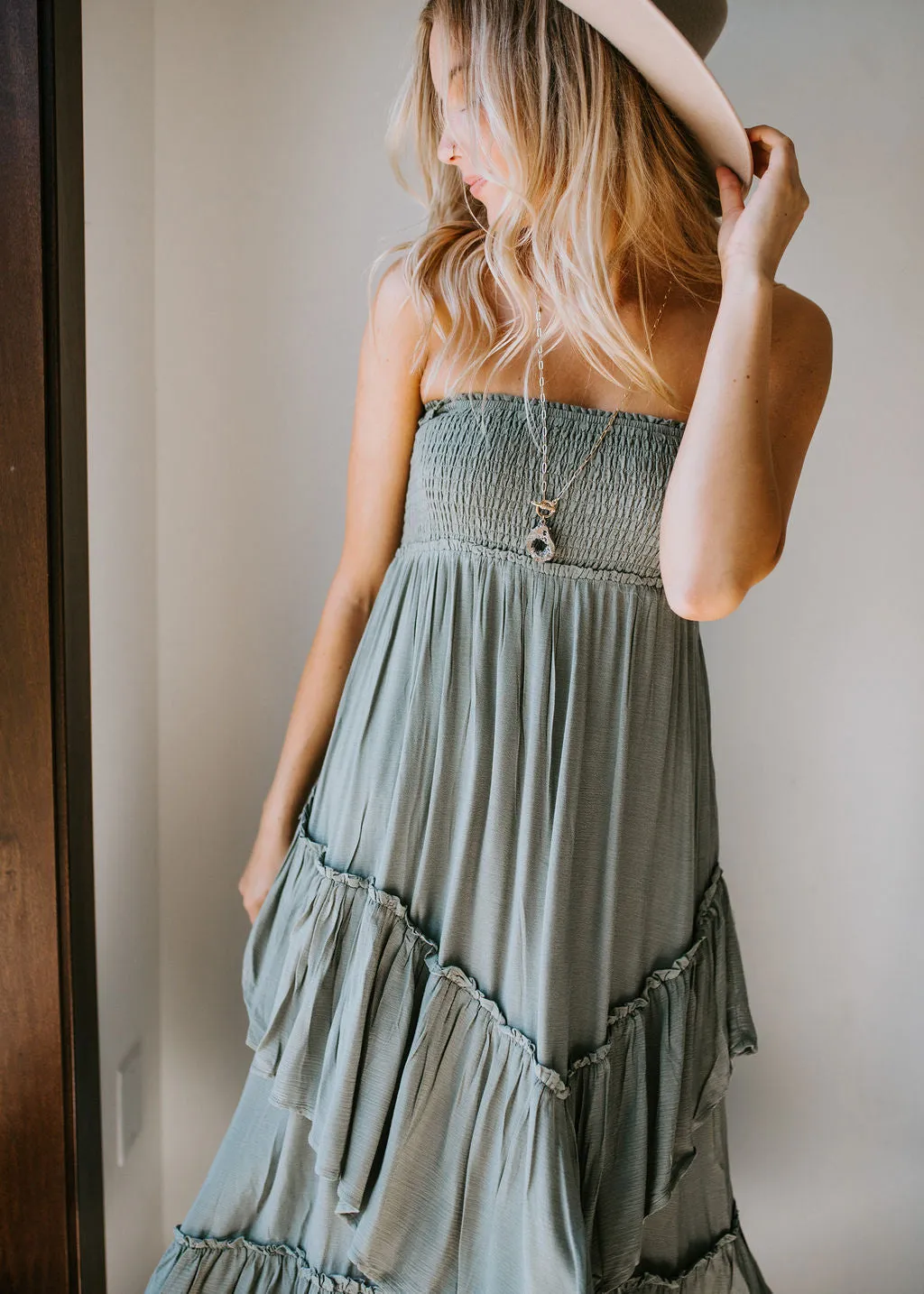 Demri Ruffle Maxi Skirt FINAL SALE