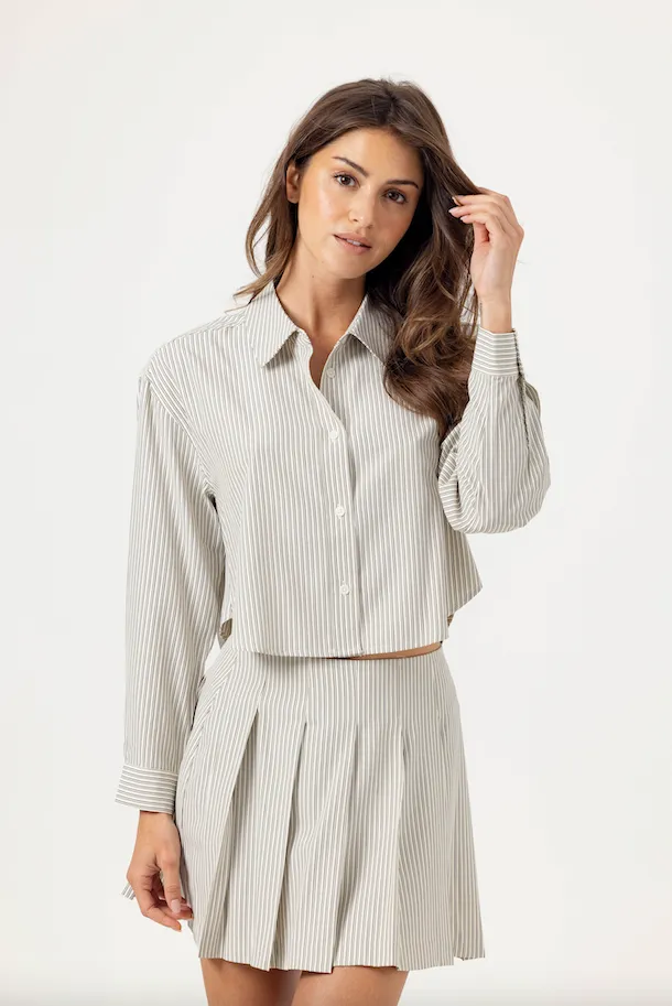 Ellie Skirt Black Stripe - Sundays