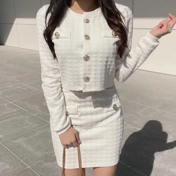 Embossed Hound Two-Piece