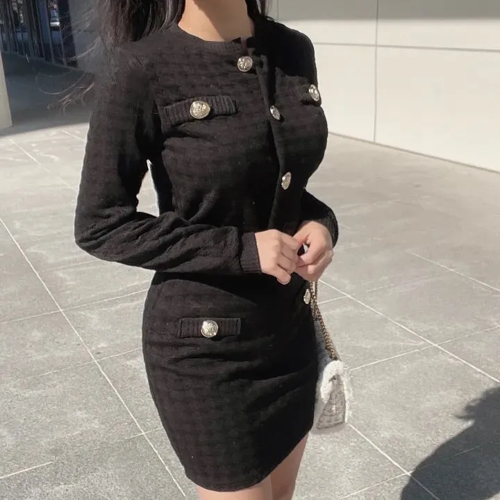 Embossed Hound Two-Piece
