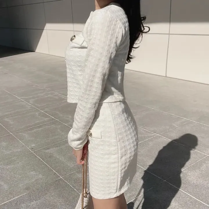 Embossed Hound Two-Piece
