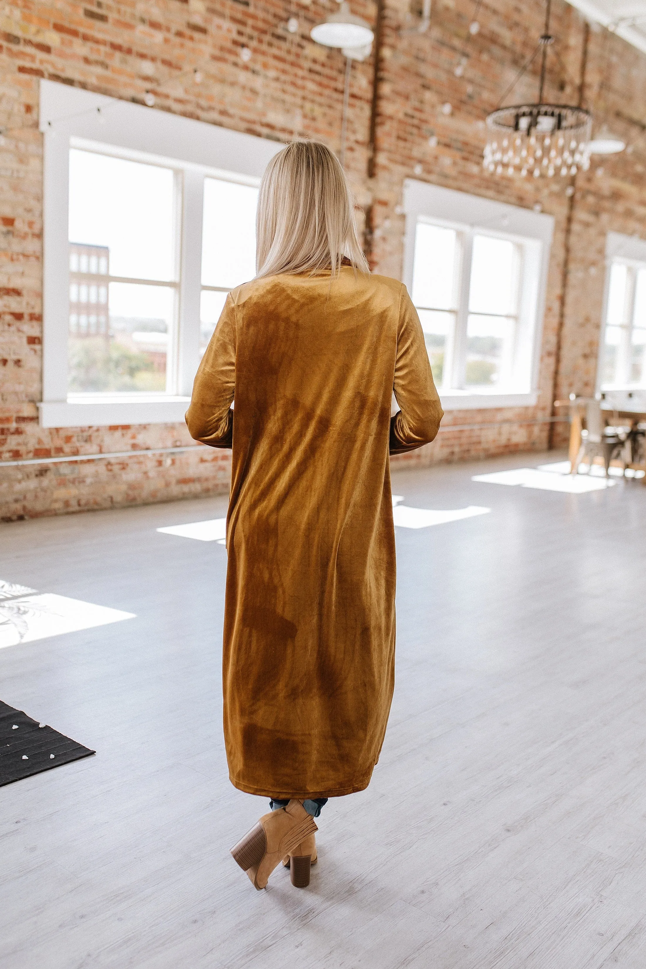 Eve Velvet Long Cardigan | S-2XL | PRE ORDER