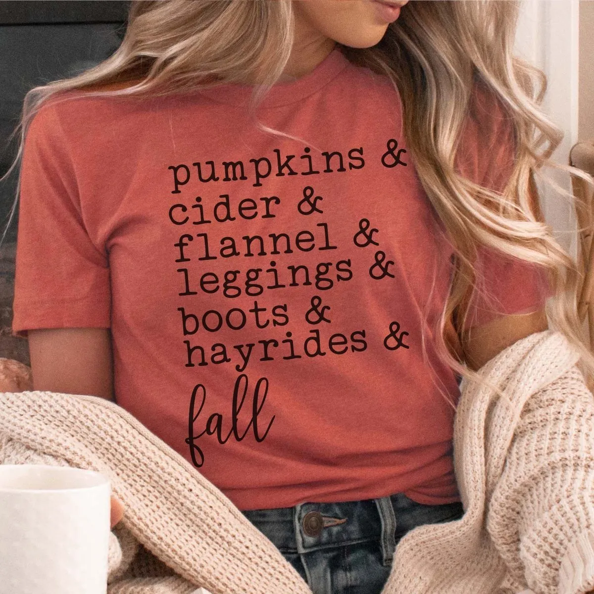 Fall List Wholesale Bella Graphic Tee - Fast Shipping