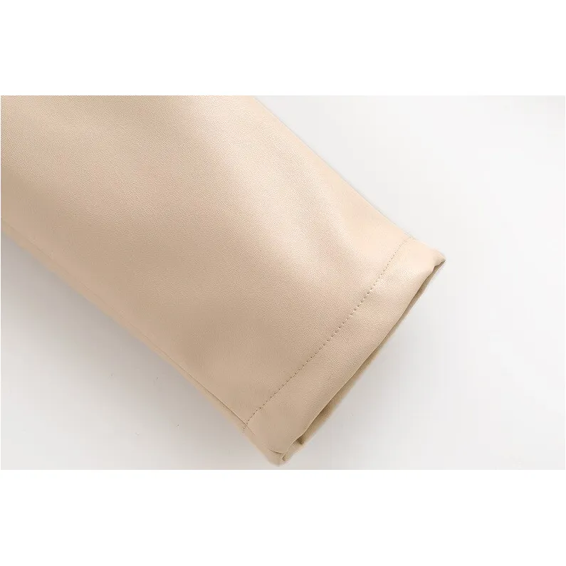 FAUX LEATHER HIGH WAIST