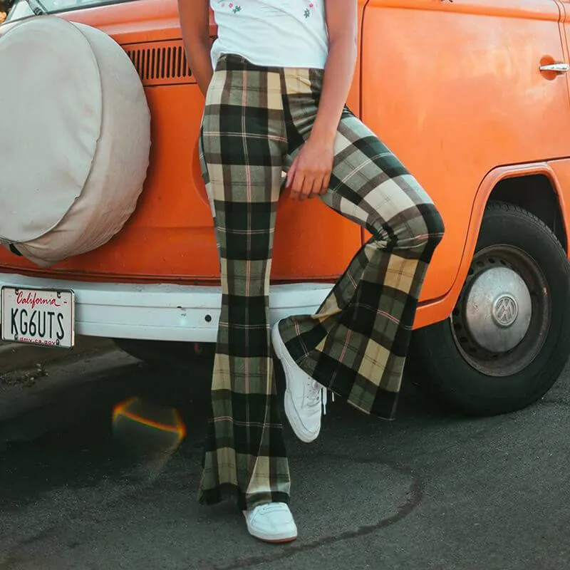 Flare High Waist Loose Casual Pants
