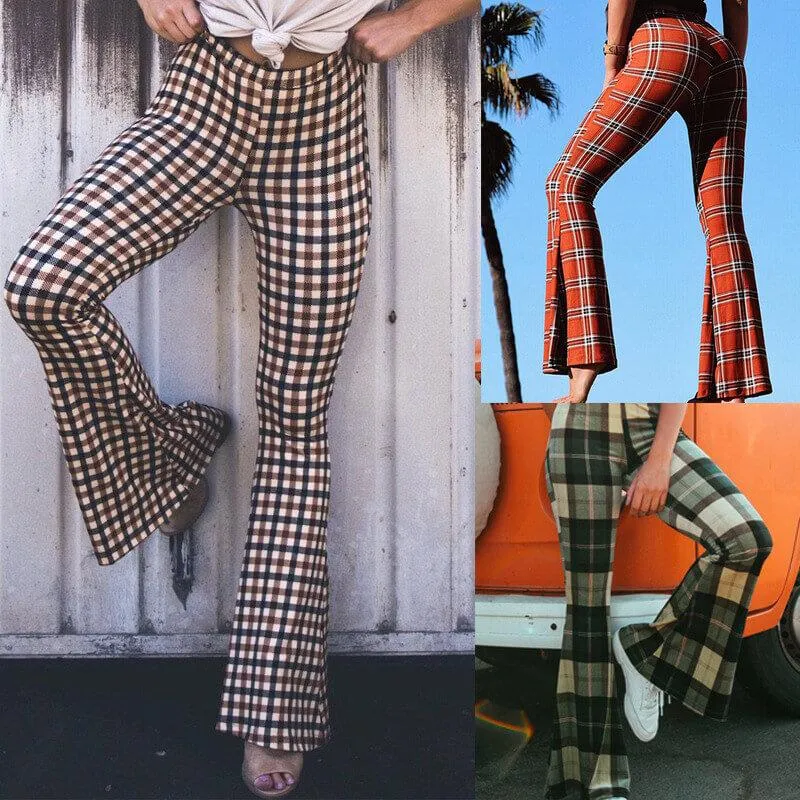 Flare High Waist Loose Casual Pants