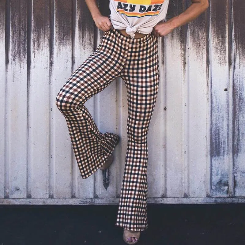 Flare High Waist Loose Casual Pants