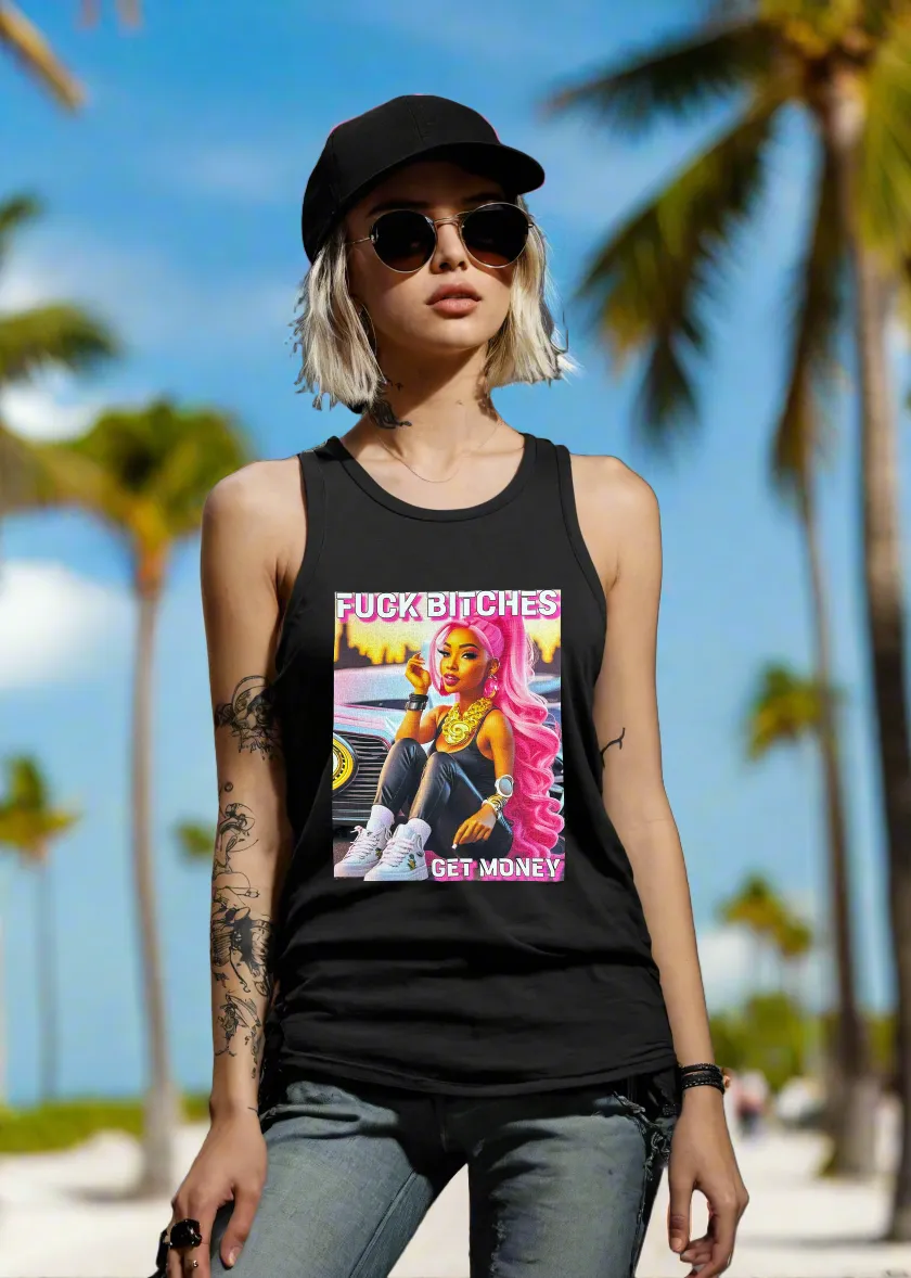 Fuck Bitches Art Exclusive Tank Top | Grooveman Music
