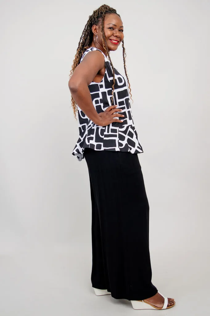 Ginny Tank, Buggy, Linen Bamboo