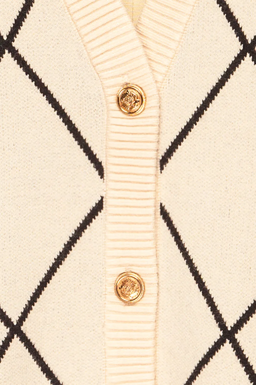 Helmsdale | Diamond Pattern Cardigan