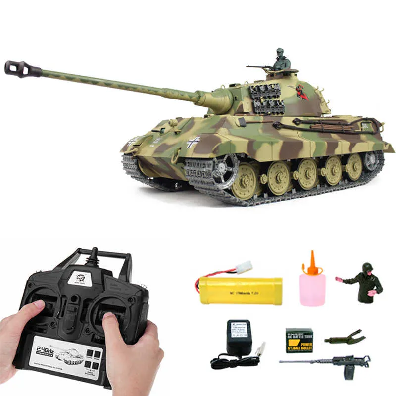 Henglong 3888A-1 King Tiger Tank 1:16 Heavy metal tank
