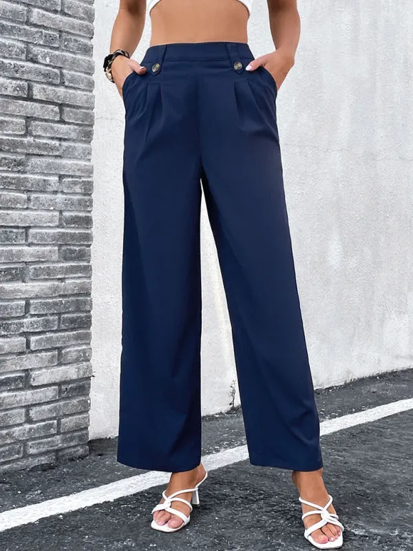 High-Waist Wide Leg Pants