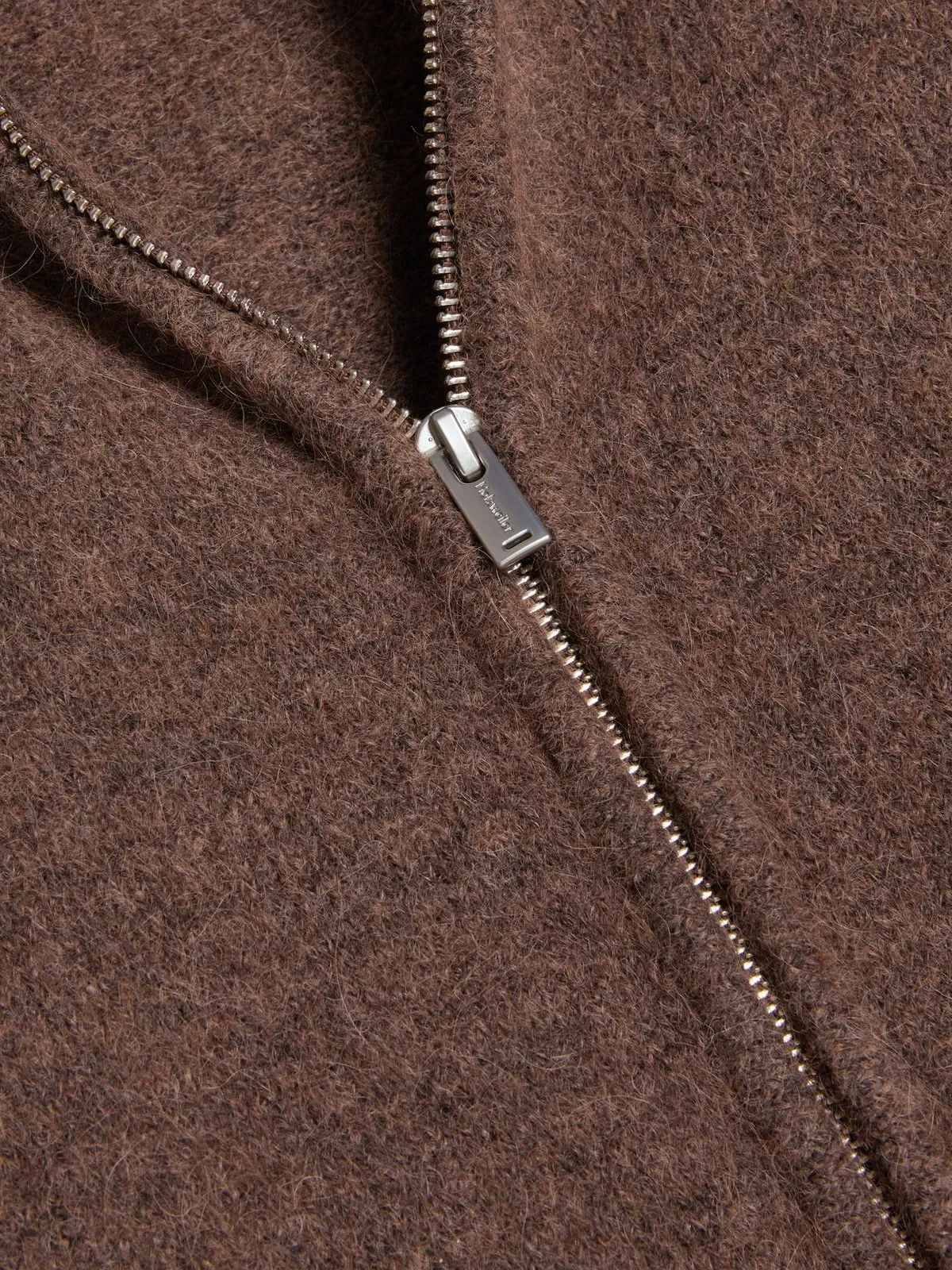 HOLZWEILER TINE FLUFFY CARDIGAN DK. BROWN