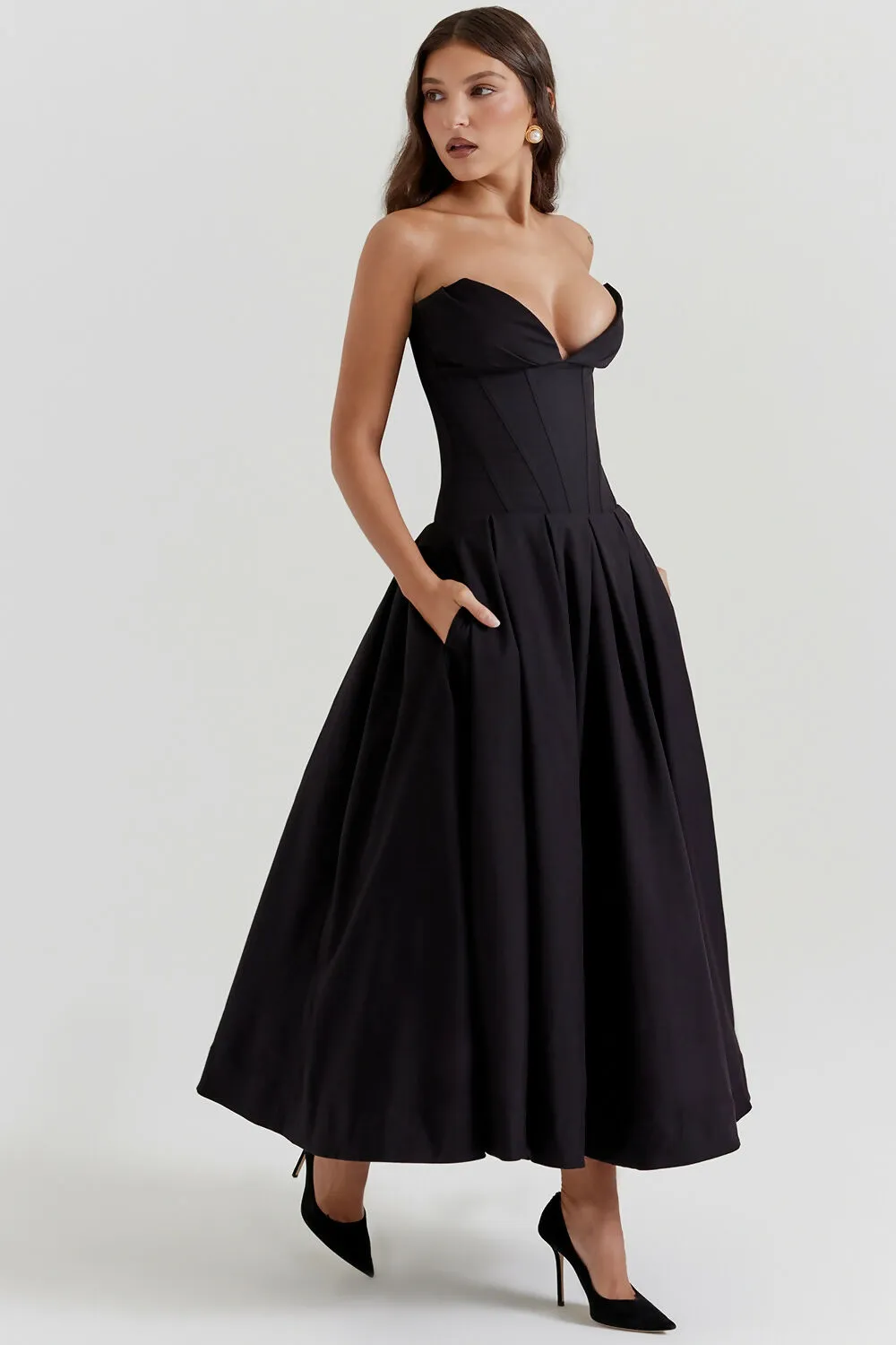 House of CB Lady Dress Black Size 8