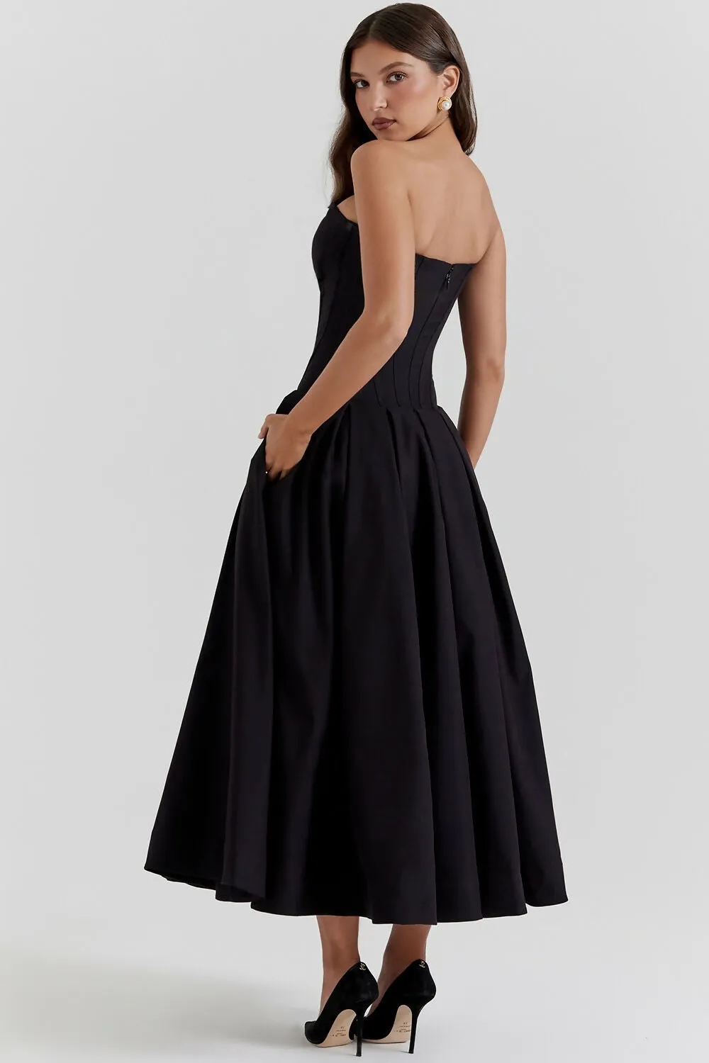 House of CB Lady Dress Black Size 8