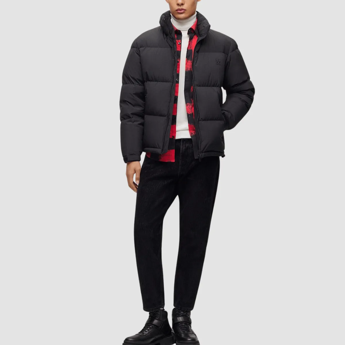 Hugo Boss Biron2341 Puffer Jacket in Black
