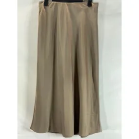 J.CREW Women's Light Khaki Gwyneth Pull-On Lightweight Maxi Slip Skirt SZ XS