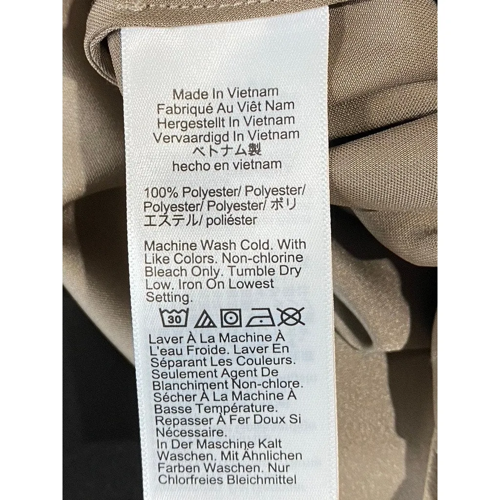 J.CREW Women's Light Khaki Gwyneth Pull-On Lightweight Maxi Slip Skirt SZ XS