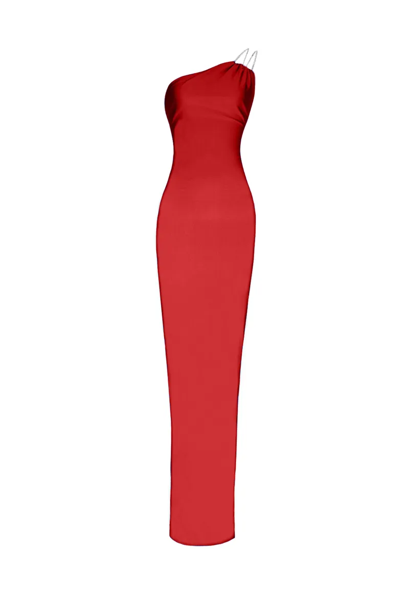 Jessica One Shoulder Backless Sexy Maxi Dress
