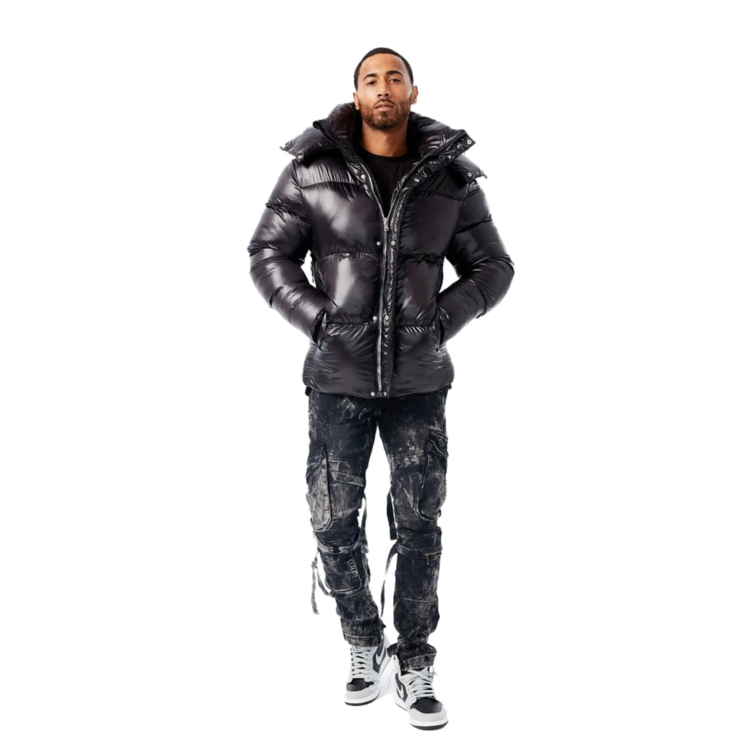 Jordan Craig Astoria Bubble Men's Jacket Black