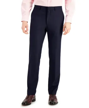 Kenneth Cole Reaction Mens Slim fit Dress Pants 32 / 32 Blue Solid